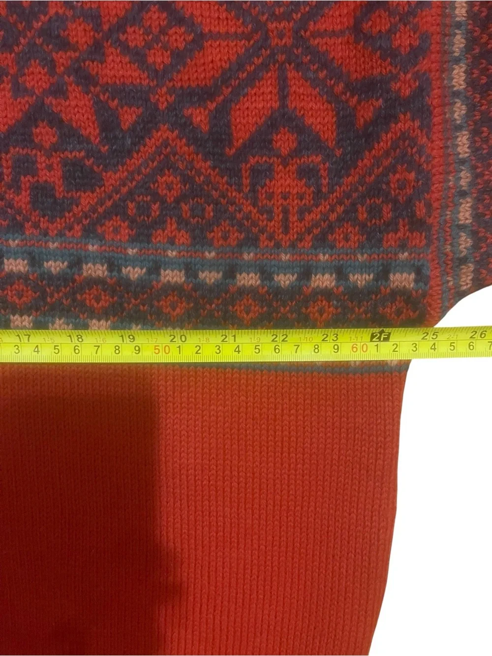 Dale Of Norway Red 100% Wool Vintage 1995 Thunder Bay Men Sweater Sz L